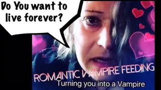 ⭐️ASMR⭐️ Romantic Vampire feeding:Turning you into a Vampire!