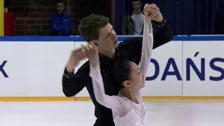 Audrey LU / Misha MITROFANOV USA Pairs Free Skating GDANSK 2017