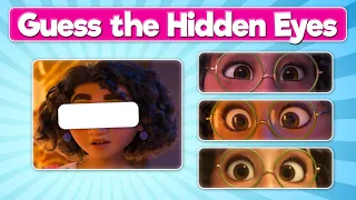 Guess the Hidden Eyes for Encanto and Turning Red characters!