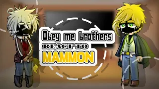 obey me brothers react to MAMMON | short as lilith life /j.