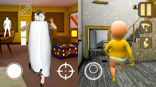 BABY VS GRANNY! The Baby In Yellow VS Granny Game MOD