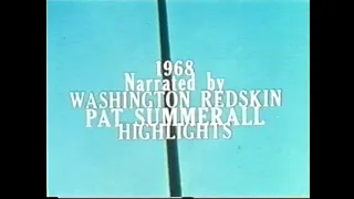 1968 Washington Redskins highlights