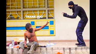 Super Ninja Helping  Homeless