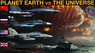 2025 US, UK, China & Russia Carrier Strike Groups vs Alien Invasion! (Naval Battle 88a) | DCS