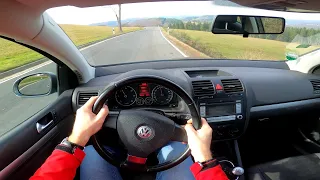 2008 VW Golf 5 [1.9 TDI - 105 HP] FUN Car | POV Test Drive | Revs Sound