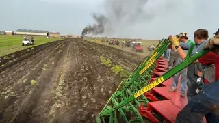 150 CASE Road Locomotive pulling 44 bottom John Deere plow - new record!