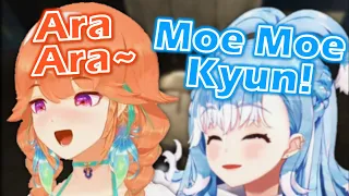 Kiara and Kobo die from each others "Moe Moe Kyun" and "Ara Ara~"