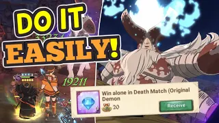 FINISH Original Demon 4💎 SOLO MISSION with TYRANT Demon King! Seven Deadly Sins Grand Cross