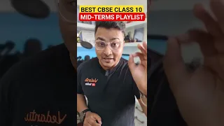 All The Best for Class 10 Mid Terms👍| Best Playlist For Term-1 Preparation | CBSE 10th Midterm 2023