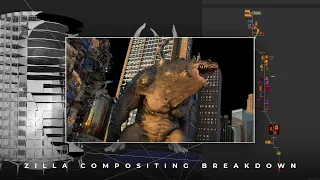 Zilla - CG Compositing in Nuke BREAKDOWN ! - BEYOND SKY