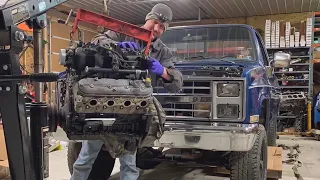 How to LS swap an old Chevy Square Body.
