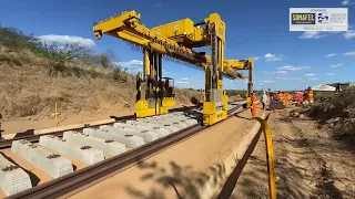 Ferrovia Transnordestina Início montagem Superestrutura Lotes MVP 02 e 03 - 100km