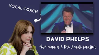 Danielle Marie Reacts to David Phelps "Ave Maria and The Lords Prayer"
