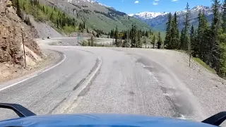 Semi Trucking the Million Dollar Highway Red Mountain Pass Hwy 550.. Northbound and Down!!