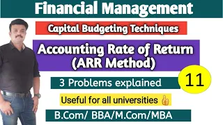 Accounting Rate of Return Method/ARR method/Problem/ Financial Management/Malayalam