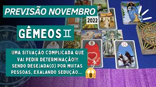 Previsão GÊMEOS Novembro 2022♊ :VAI DESCOBRIR ALGO QUE TE MUDARÁ😱UMA SITUAÇÃO DIFÍCIL Previsão tarot