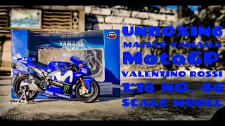 UNBOXING | MAISTO YAMAHA MotoGP 18 No. 46 VALENTINO ROSSI | MINIAUTOMOBILES | 1:18 DIECAST MODELS