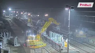 Timelapse ProRail vernieuwt station Susteren