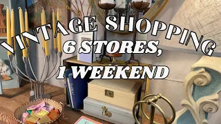 Vintage Shop With Me / home decor and ephemera / Portland vintage stores