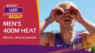 First sub-46 clocking for Carvell! 🔥 Men's 400m heat | Jerusalem 2023