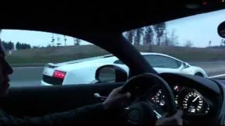 Audi R8 V10 R-Tronic ECU (560 PS) vs Lamborghini LP 560-4 Coupe E-Gear