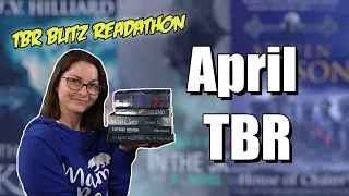 April TBR 2023 || TBR Blitz Readathon!