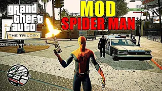 SPIDER MAN MOD PARA GTA TRILOGY - GTA SAN ANDREAS DEFINITIVE EDITION MODS