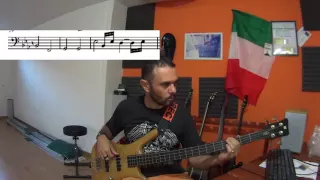 It's An Hard Life bass cover + music sheet