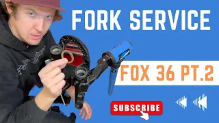 Fox 36 Lowers Service - How To Service Your MTB Fork - PT 2