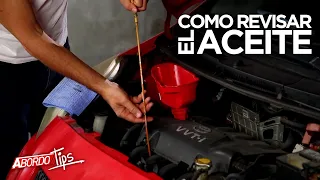 Aprende a revisar el aceite del motor de tu carro #ABordoTips