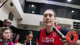 Betnijah Laney and Breanna Stewart on USA Training Camp & Steph vs Sabrina 3-point challenge