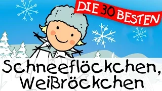 Schneeflöckchen Weißröckchen - Weihnachtslieder zum Mitsingen || Kinderlieder