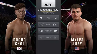 UFC Doo Ho Choi VS Myles Jury