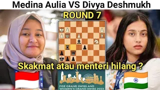 Skakmat atau menteri hilang !! Medina Aulia menang || FWGS 2023