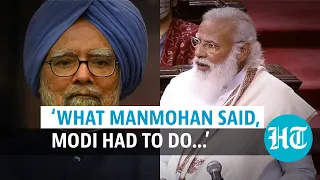 Watch: PM Modi quotes Manmohan Singh, mocks parties opposing farm laws