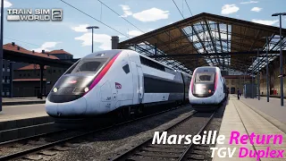 Marseille Return : LGV Méditerranée : Train Sim World 2 1080p60fps