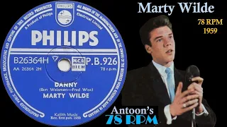 Marty Wilde | Danny | Philips 78 rpm | 1959 England