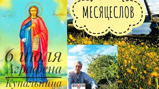 6 июля - Аграфена Купальница / приметы / обряды / обычаи / Иван Купала / месяцеслов