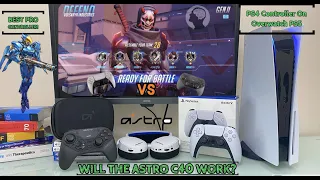 Astro C40 TR PS4 Controller TEST on OVERWATCH PS5 (WORKING?!)