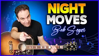 How to Play Bob Seger | Night Moves | Acoustic Guitar Lesson