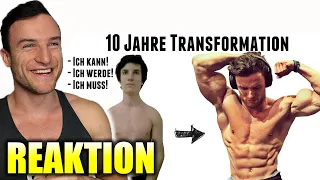 Sascha Huber reagiert auf seine Transformation | Vom Lauch zum Hulk