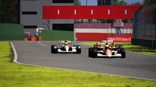 [Assetto Corsa] McLaren MP4/4 vs MP4/5B vs MP4/6 in IMOLA