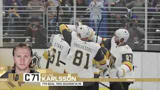 NHL 20 Season mode: Las Vegas Knights vs Los Angeles Kings - (Xbox One HD) [1080p60FPS]