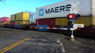 I Was Filming an NS Train And This Happened. CSX GP40-2 with Burnt Out Ditchlight. Train DPU + More!