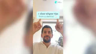 6 clear aligner tips you NEED to know from a dentist 🧑‍⚕️ #shorts