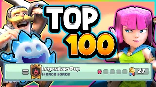 Top 100 in the Global Tournament with 3.0 Xbow Cycle! — Clash Royale