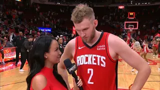 Jock Landale PostGame Interview | Portland Trail Blazers vs Houston Rockets