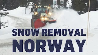 John Deere snow removal on norwegian winter roads  - Tokvam Teaser 2017