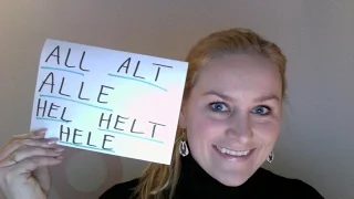 Video 62 ALL/ALT/ALLE eller HEL/HELT/HELE?!