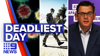 Coronavirus: VIC records highest death toll as hotel quarantine scandal continues | 9 News Australia